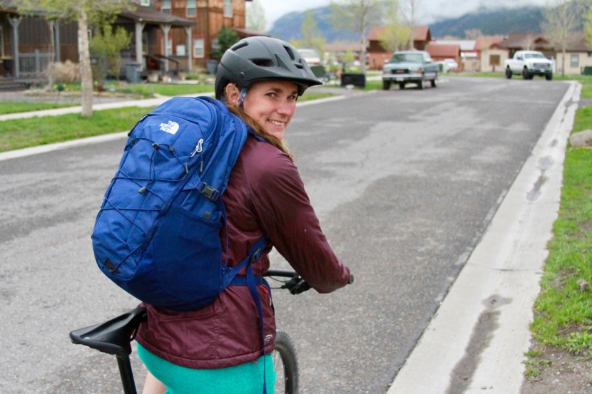 laptop backpack - we love features like bungee cords and water bottle holders for...