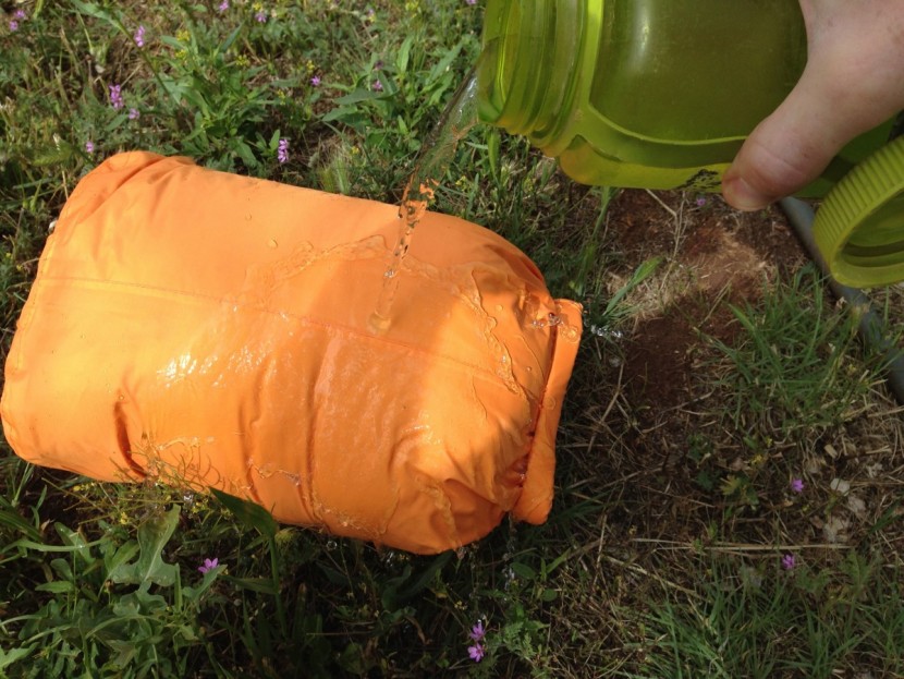 exped hyperquilt 36 - the drybag stuff sack for the exped hyperquilt is a nice touch...
