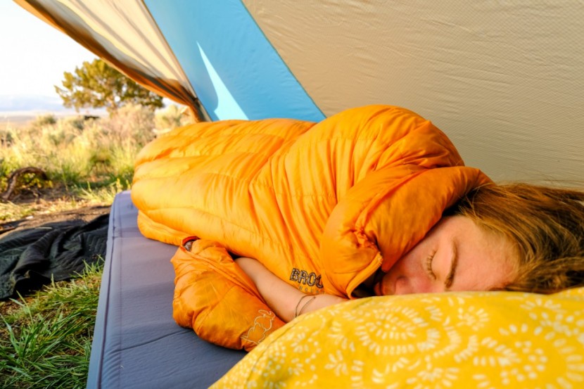 camping mattress - our testers found it easy to sleep in despite the rising sun thanks...
