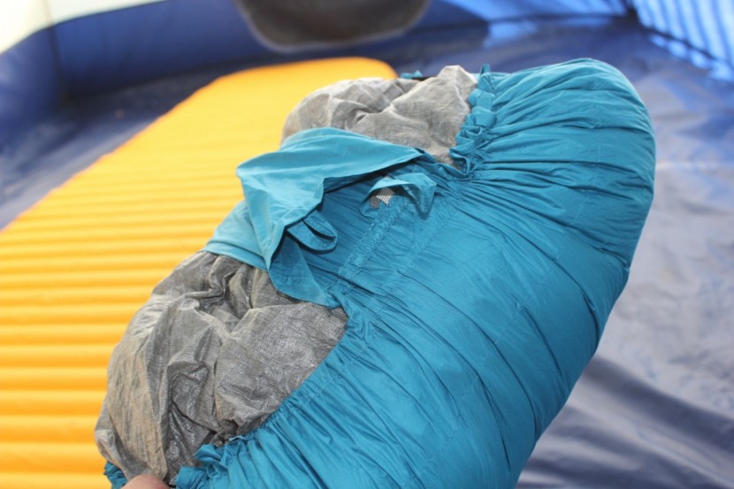 therm-a-rest down pillow - on its own, the down pillow is not effective. however, when combined...