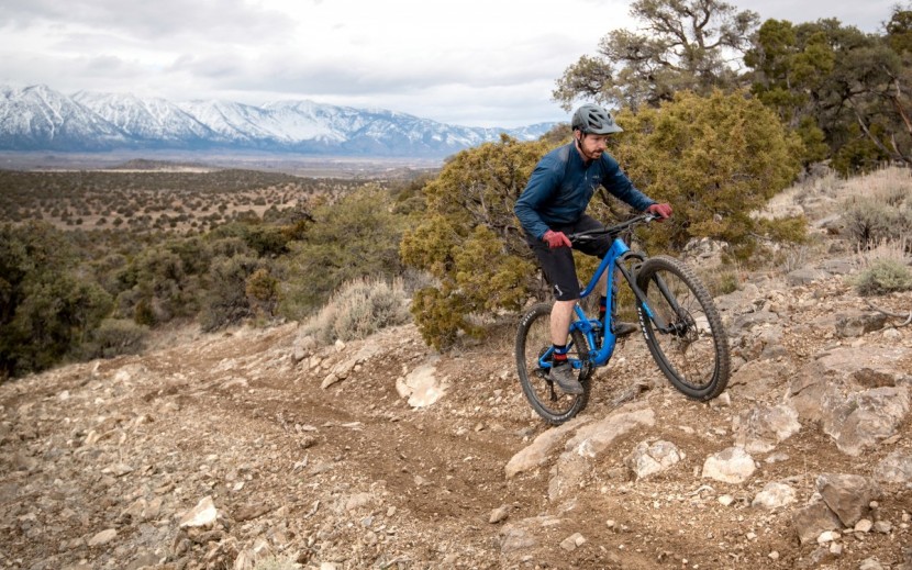 giant trance 29 2 - this bike can crawl right up rocks when it's on a good line.