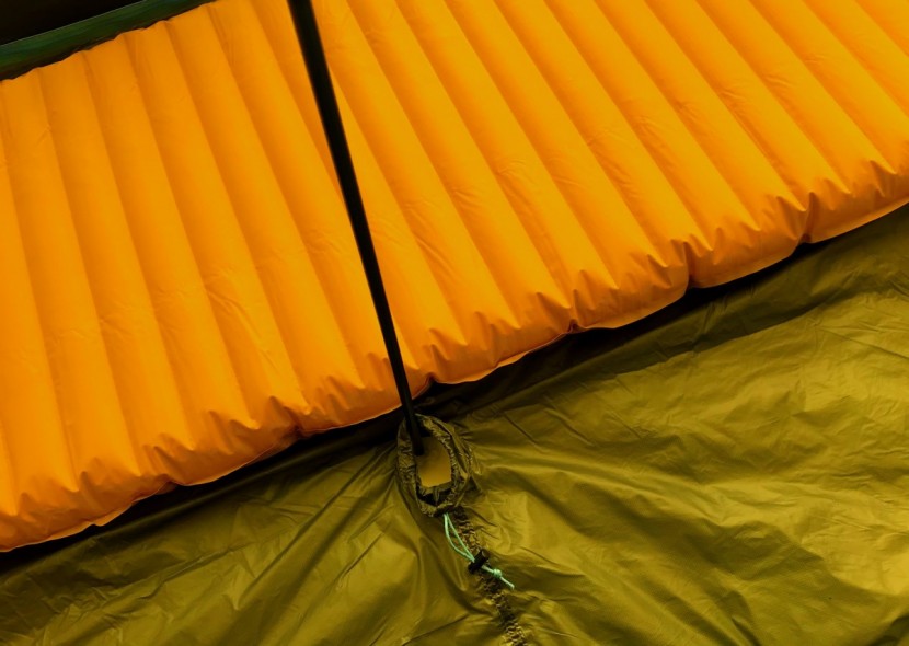 nemo rocket - a drawstring allows you to cinch up the hole for the center t-pole...