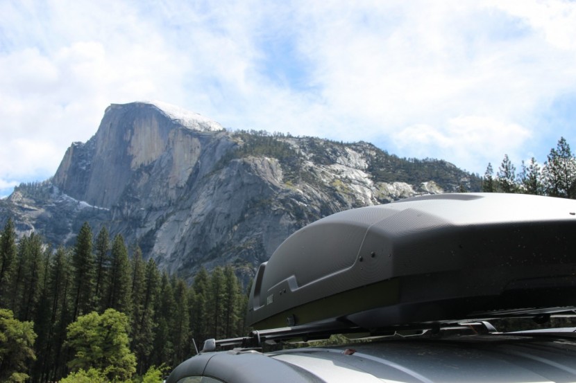thule force xt xl - taking in the views in yosemite valley, the thule force xt is ready...