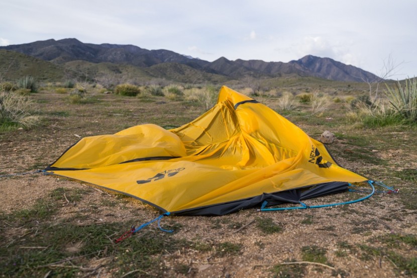 nemo hornet elite - to be fair, we didn&#039;t use the additional guy lines provided for the...