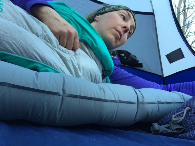 sleeping pad womens - we love how thick the ether light is; unlike some pads, you don&#039;t...