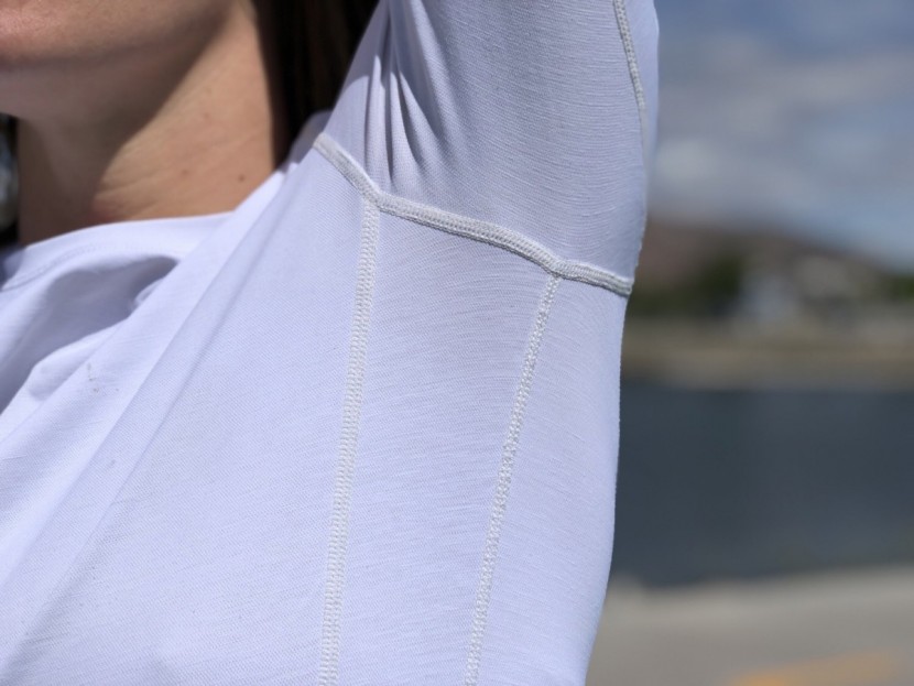 prana eileen long sleeve - the underarm seams help a little with movement but aren&#039;t anything...