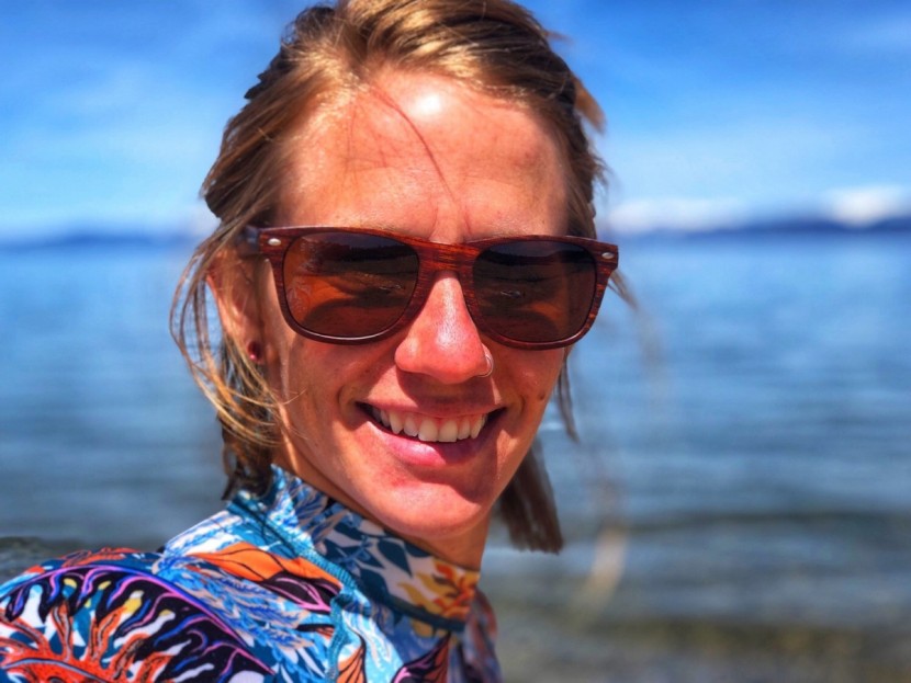 patagonia micro swell for women - the mock neck helps protect at least part of your neck from sun...