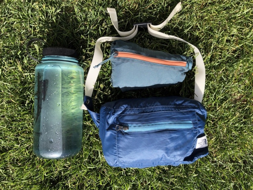 the north face fanorak 2.0 for women - packed sizes of the patagonia houdini (top) and the north face...