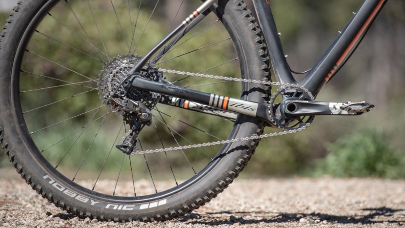 the nx 11-speed drivetrain is a low point of the build, although we...