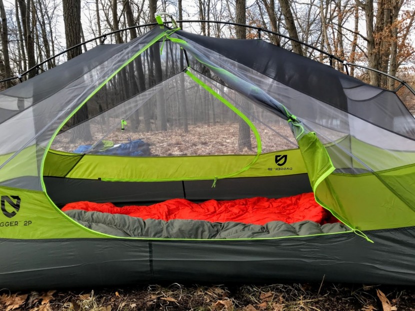 nemo dagger 2 - the doors open from opposite ends so occupants can sleep head to...