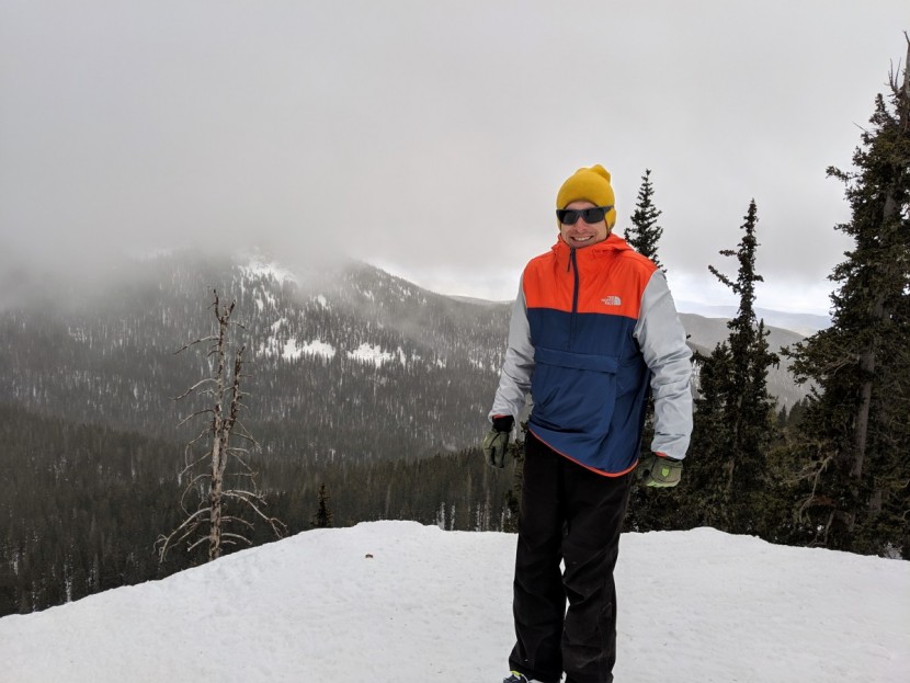 the north face fanorak - we chose a particularly cold and windy day to take this jacket out...