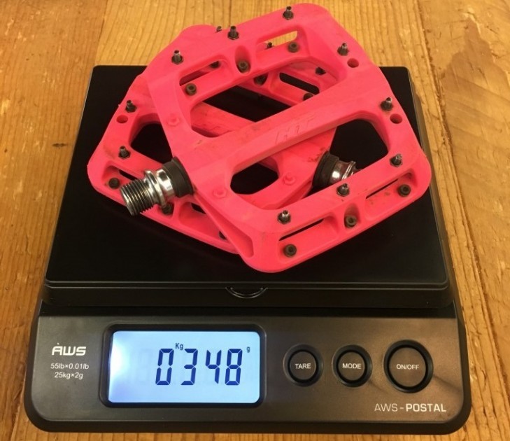 ht pa03a - these pedals weighed in at a very light 348 grams
