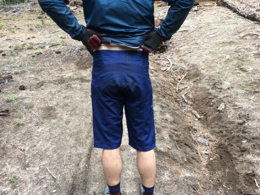 100% airmatic - the airmatic shorts sit just below the kneecap.