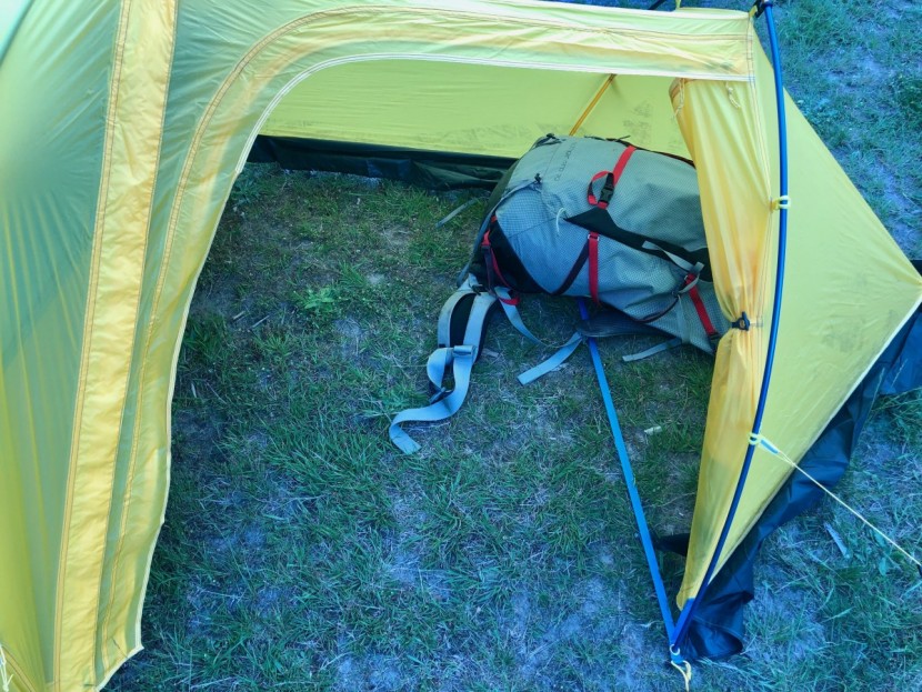 sierra designs convert 2 - this model&#039;s removable vestibule is huge and is one our favorites in...