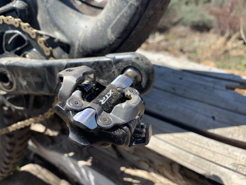 shimano xtr m9100 race - more substantial feeling than its predecessors, the xtr race pedal...