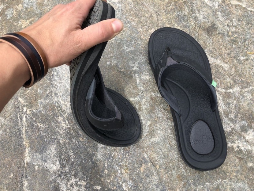 sanuk yoga mat 3 for women - this cushy flip is decently thick, but it's also soft enough to be...