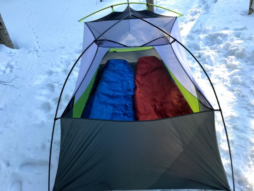 nemo dragonfly 2 - two people can fit side-by-side without feeling claustrophobic at...