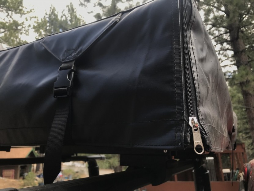 yakima skyrise medium - the skyrise cover has a unique system of zippers, plastic clips, and...