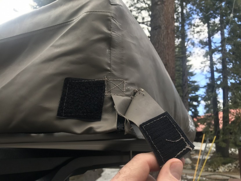 the stitching on the cover began to tear after only a handful of uses.