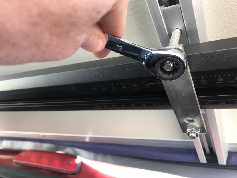 thule tepui autana 3 - the included ratcheting wrench makes installation or removal of the...