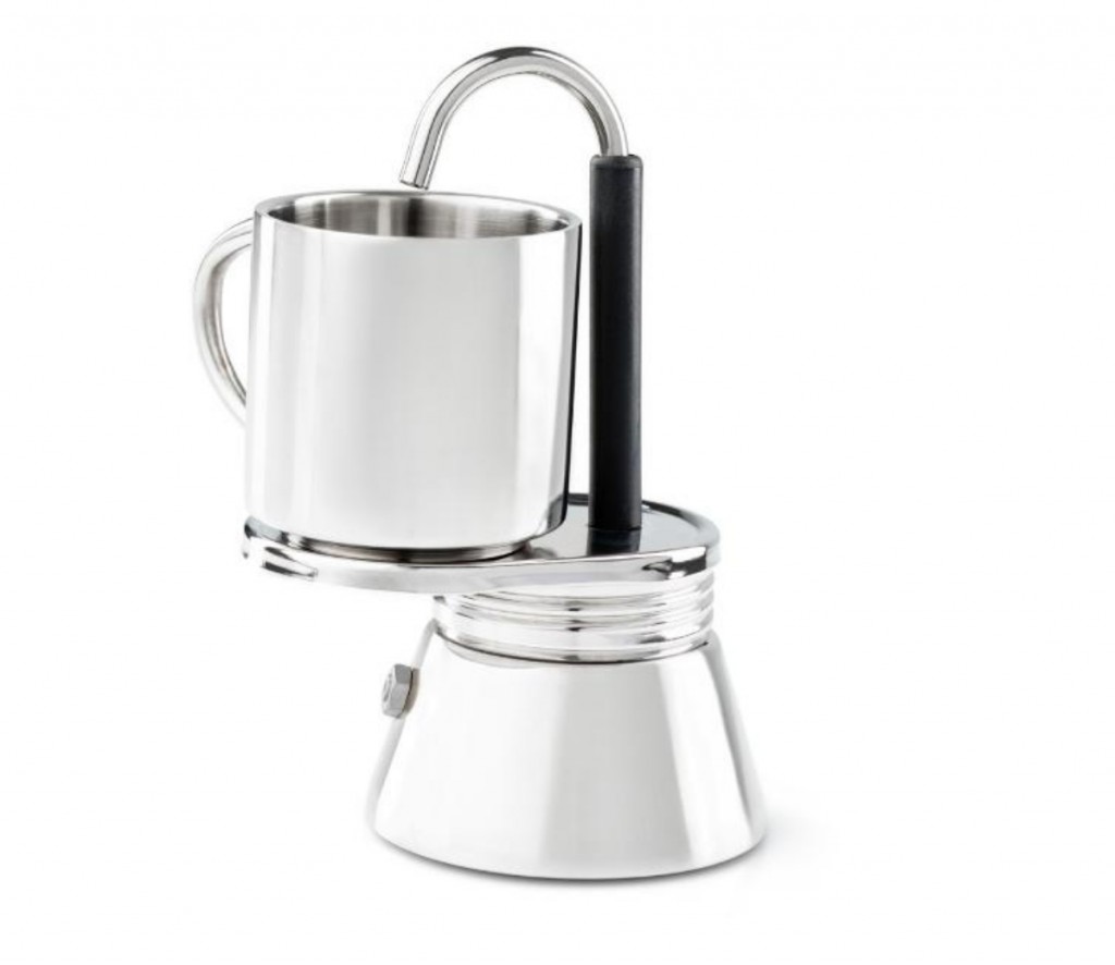 Bialetti 4 cup Stainless Steel Espresso Maker - Whisk
