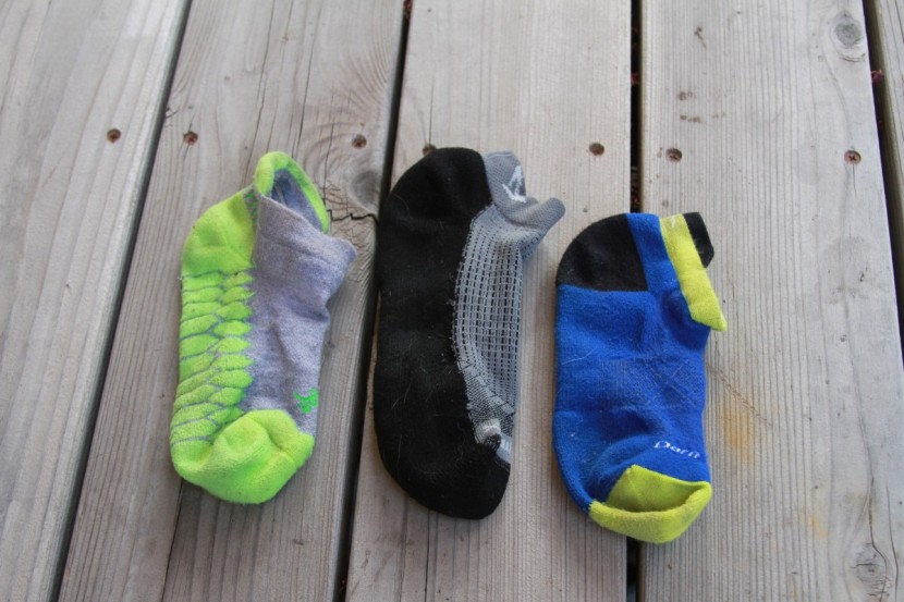 running socks - a few of the thicker socks in the review that feature continuous...