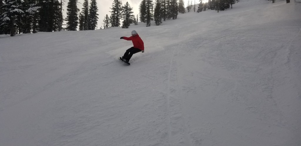 never summer insta/gator - the insta/gator has solid edge hold in most conditions.