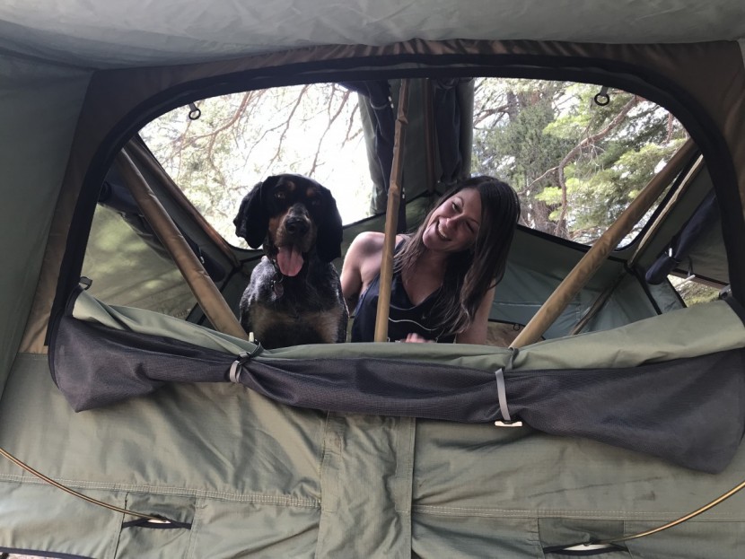 rooftop tent - the autana 3 offers superior space and comfort for your friends...