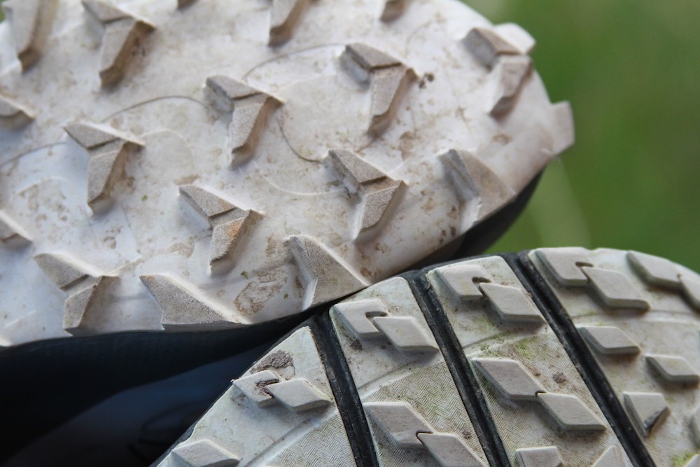 trail running shoes womens - here we look at the difference in lug layout and depth. the salomon...