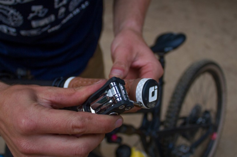 topeak ninja 16+ - the ninja's layout is great for quick adjustments.