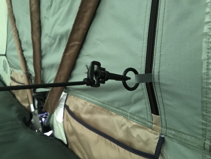 the internal bungees on the tepui and smittybilt tents help the...