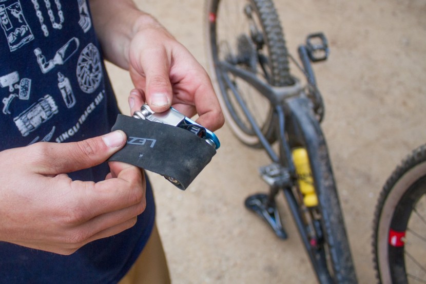 lezyne rap-21 co2 - once the neoprene wrap is removed, repairs are quick and easy.