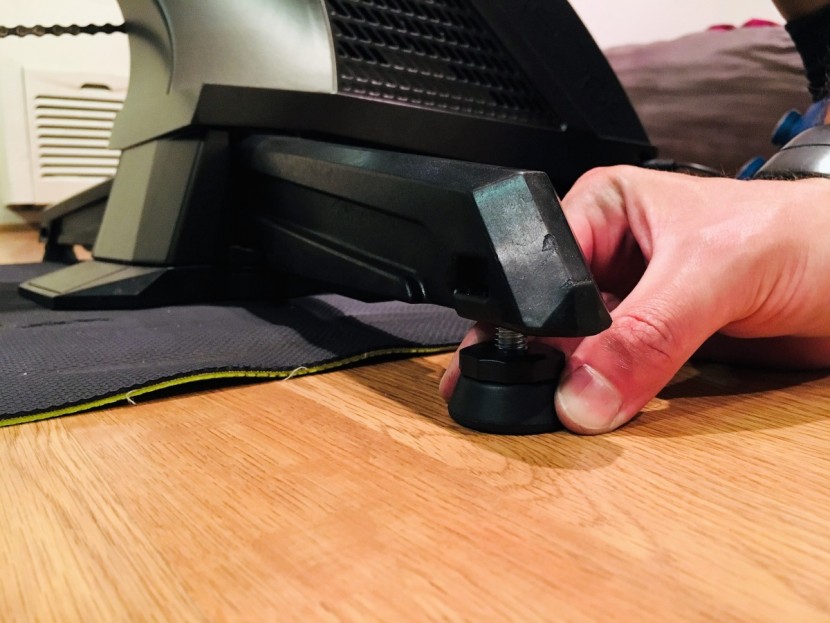 bike trainer - thanks to the adjustable foot pads and one of the widest stances in...