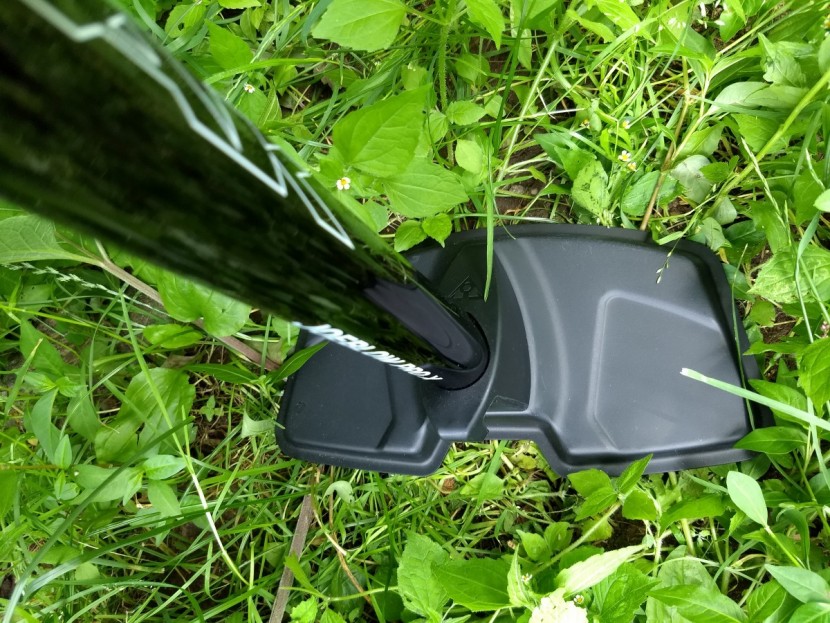 topeak joeblow pro x - this large steel base is very heavy but still not as stable as...