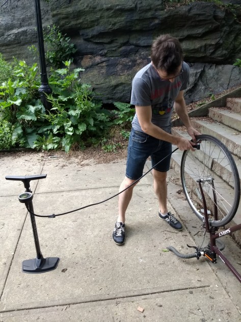 topeak joeblow pro x - with a hose this long, you won&#039;t need to waste much time moving the...