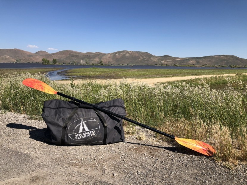 advanced elements advancedframe convertible tandem - weighing over 50 pounds, this isn&#039;t a boat you&#039;ll want to carry far.