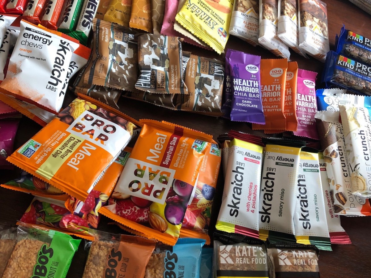 Best Energy Bar Review (A small selection of the energy bars and energy chews that we tested for this review.)