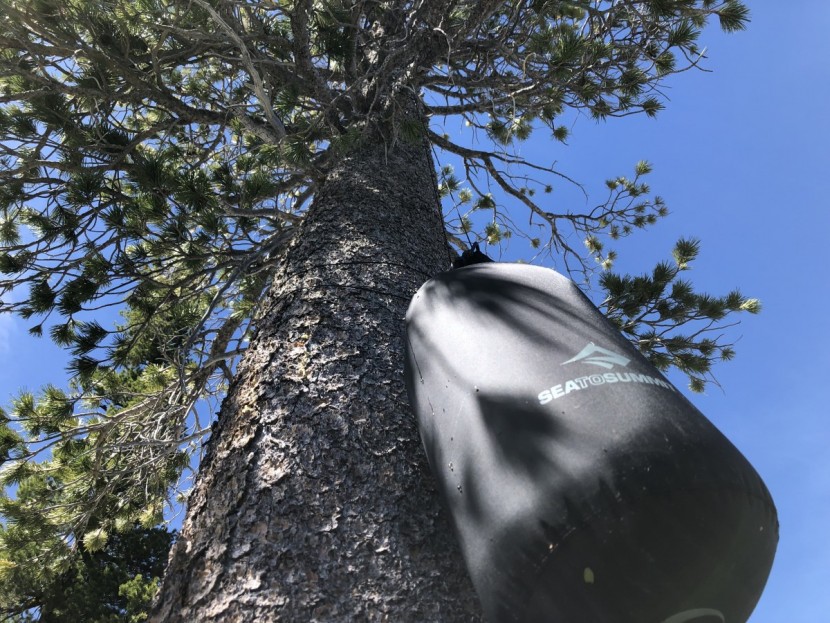 sea to summit pocket shower - hang it in a tree with the included cord, and enjoy your journey.