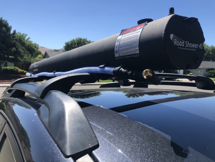 camping shower - it&#039;s hard to go wrong with the durability of a powder-coated...