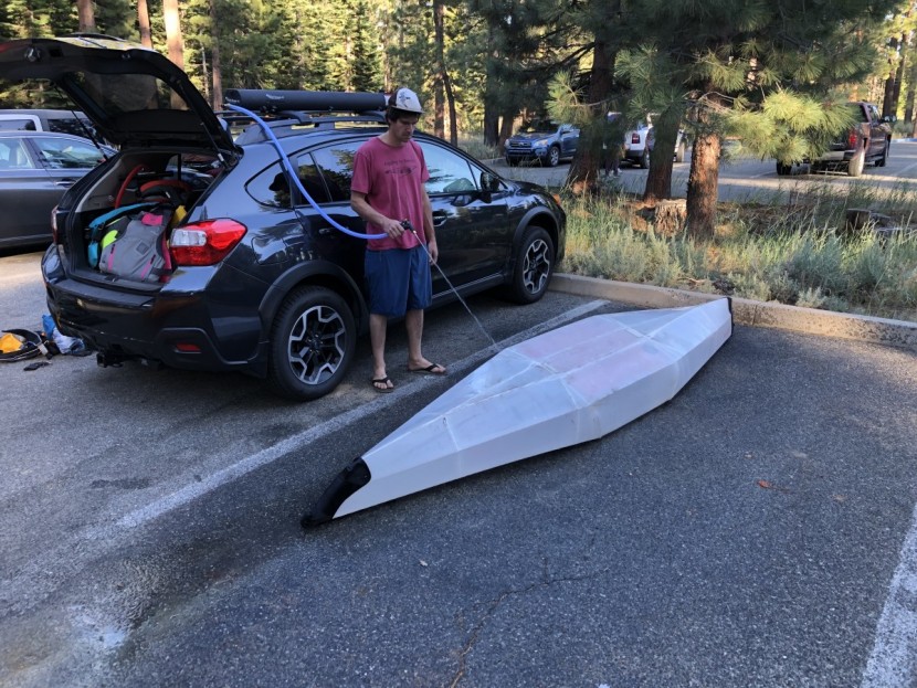camping shower - keep anything clean on the go with your new camping shower.