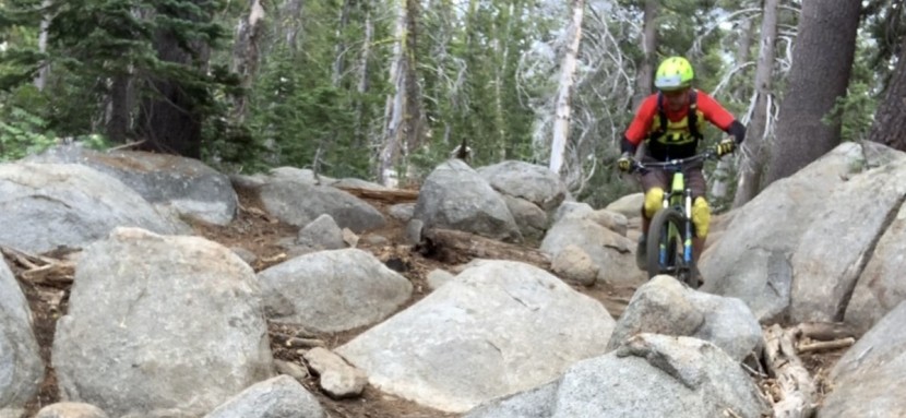 five ten sleuth - pushing the shoe's downhill abilities on a tahoe test piece trail