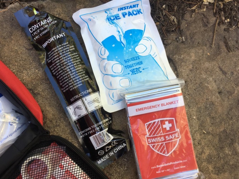 swiss safe 120-piece - some of the extraneous items that could be useful for the car or...