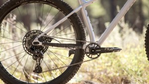 The SRAM NX Eagle drivetrain is nothing special, but works well...