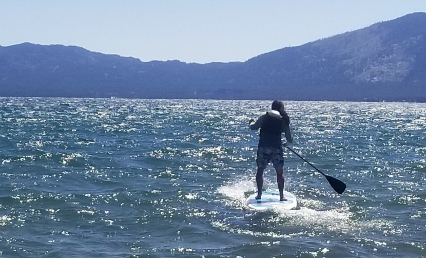 bic sport tough-tec cross - it was only a boat wake right next to the cross or a wave breaking...