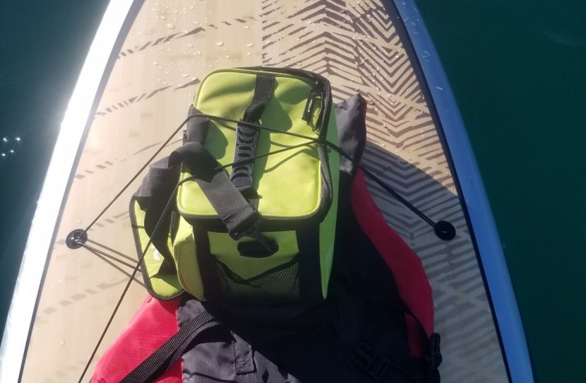 surftech catalyst tuflite v-tech - this is about the maximum amount of cargo we could put on the...