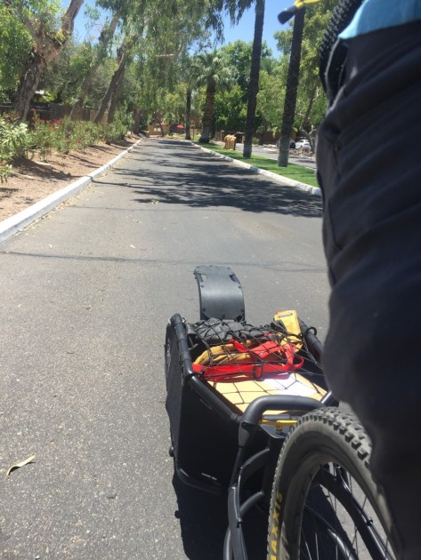 strapped in securely and off we go!