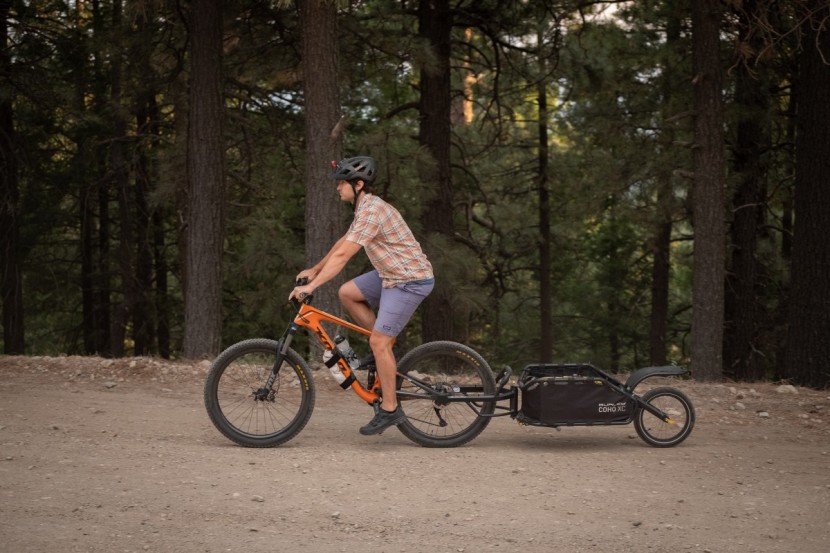 bike cargo trailer - the coho xc offers an easy solution to camping by bike allowing you...