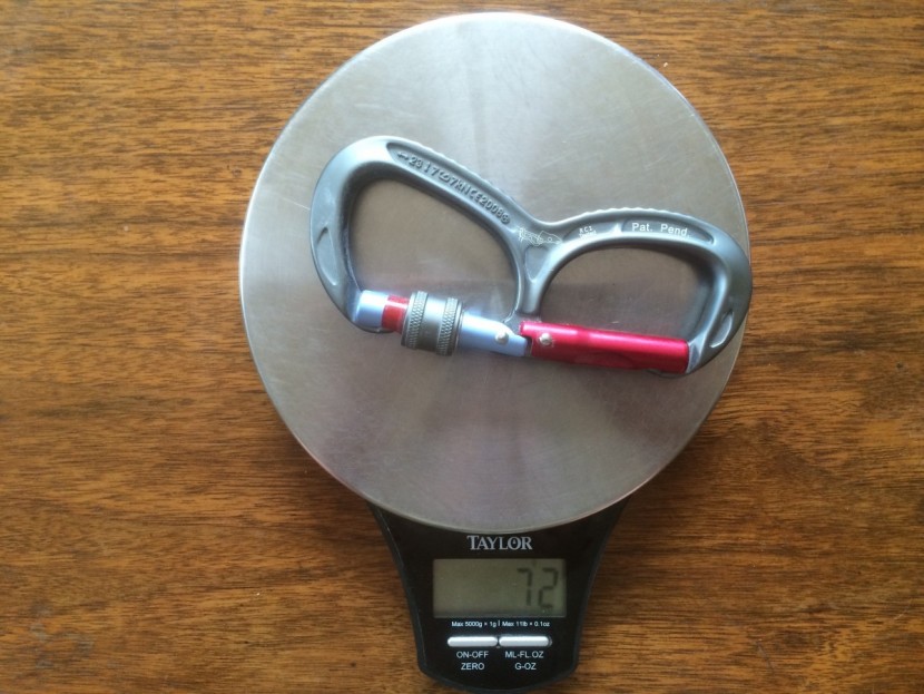 mad rock gemini - at 72g, this locker is among the lightest belay specific &#039;biners you...