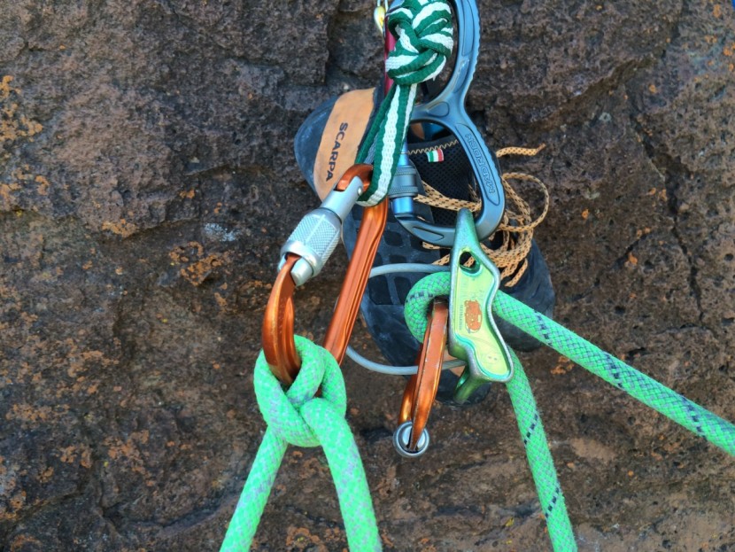 mad rock gemini - testing the gemini in a somewhat cluttered anchor (sorry) on a...