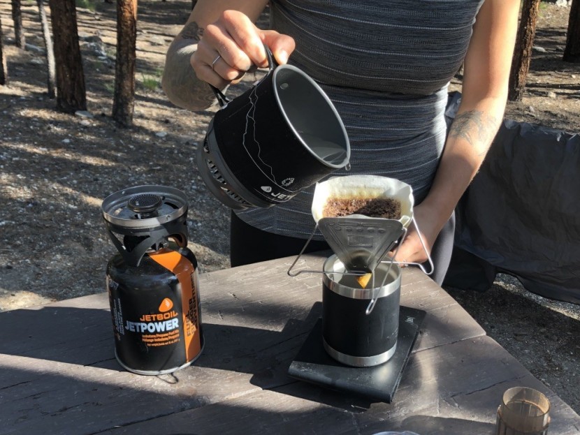 snow peak collapsible coffee drip - once you've figured out your filter, this dripper is just like any...